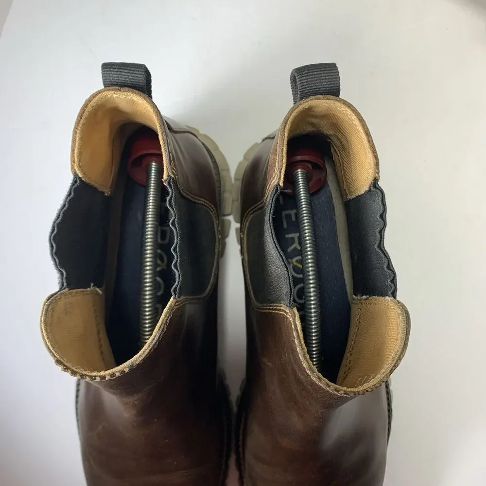 Cole Haan Zerogrand Chelsea Brown Boots Men's Size 10.5M C30164